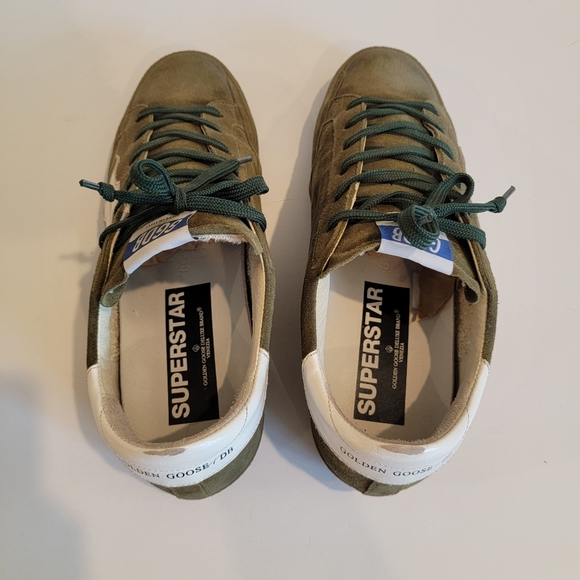 Golden Goose GGDB Superstar 40 olive suede - Picture 6 of 11
